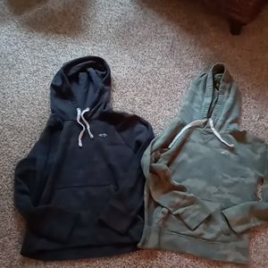 2 Hollister camouflage hoodies